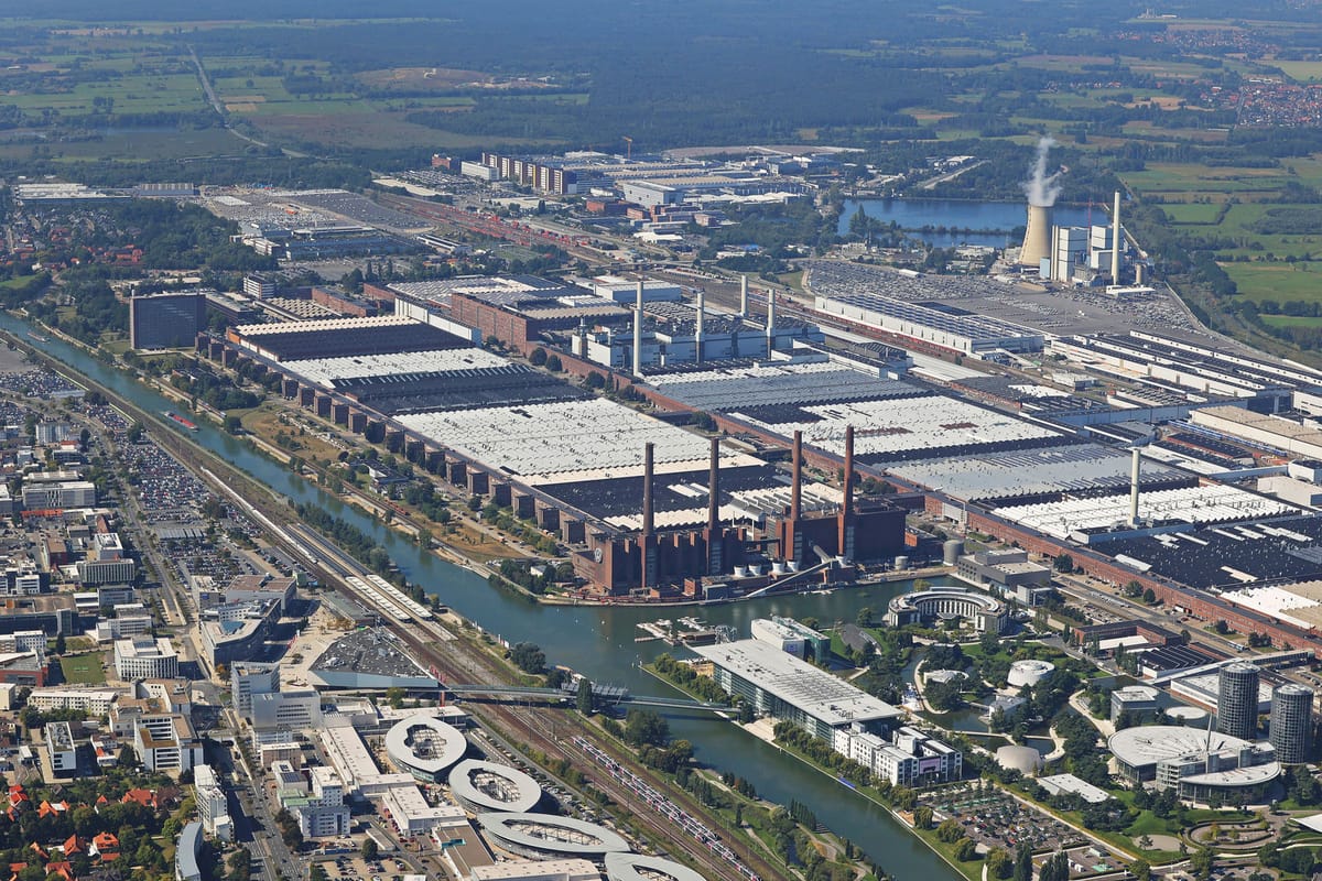 Vista aérea de la planta de Volkswagen el Wolfsburgo (Alemania). Foto: volkswagen-newsroom.com
