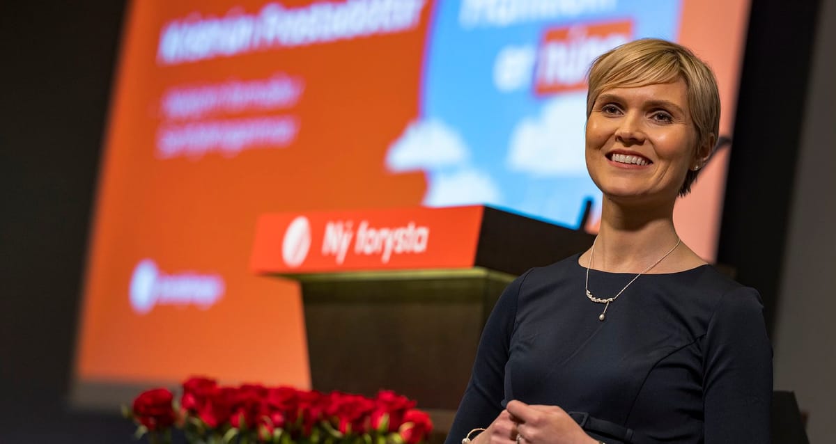 La primera ministra de Islandia, Kristrún Frostadóttir. Foto: Kristrún Frostadóttir (X).