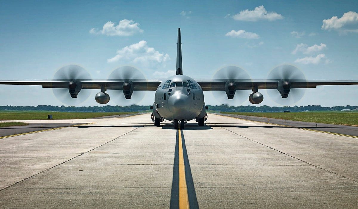 Avión de transporte táctico C-130. Foto: lockheedmartin.com