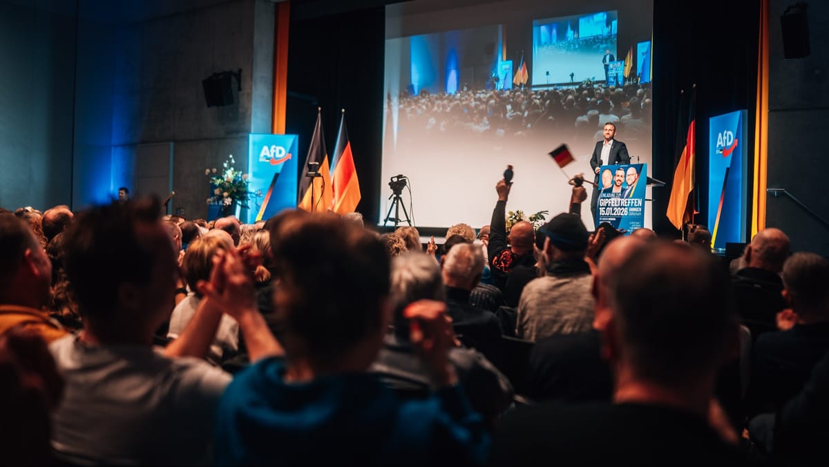 Imagen de archivo de Ulrich Siegmund en un acto de AfD. Foto: @UlrichSiegmund (X)