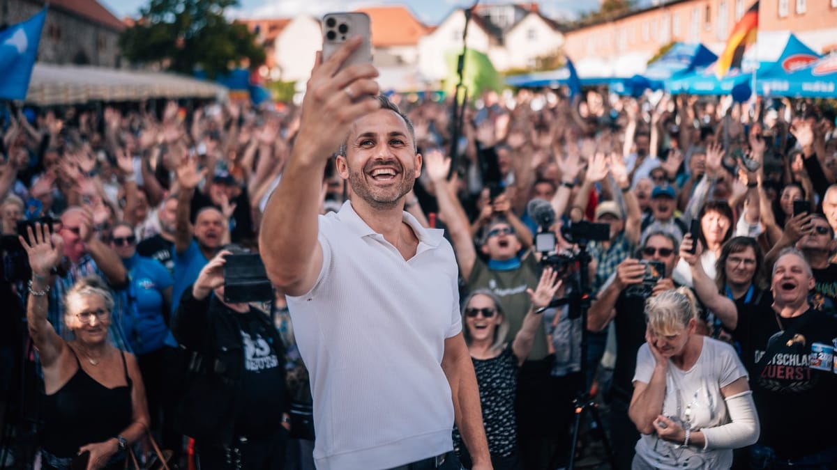 Ulrich Siegmund, cabeza de lista de AfD enSajonia-Anhalt. Foto: @UlrichSiegmund (X)