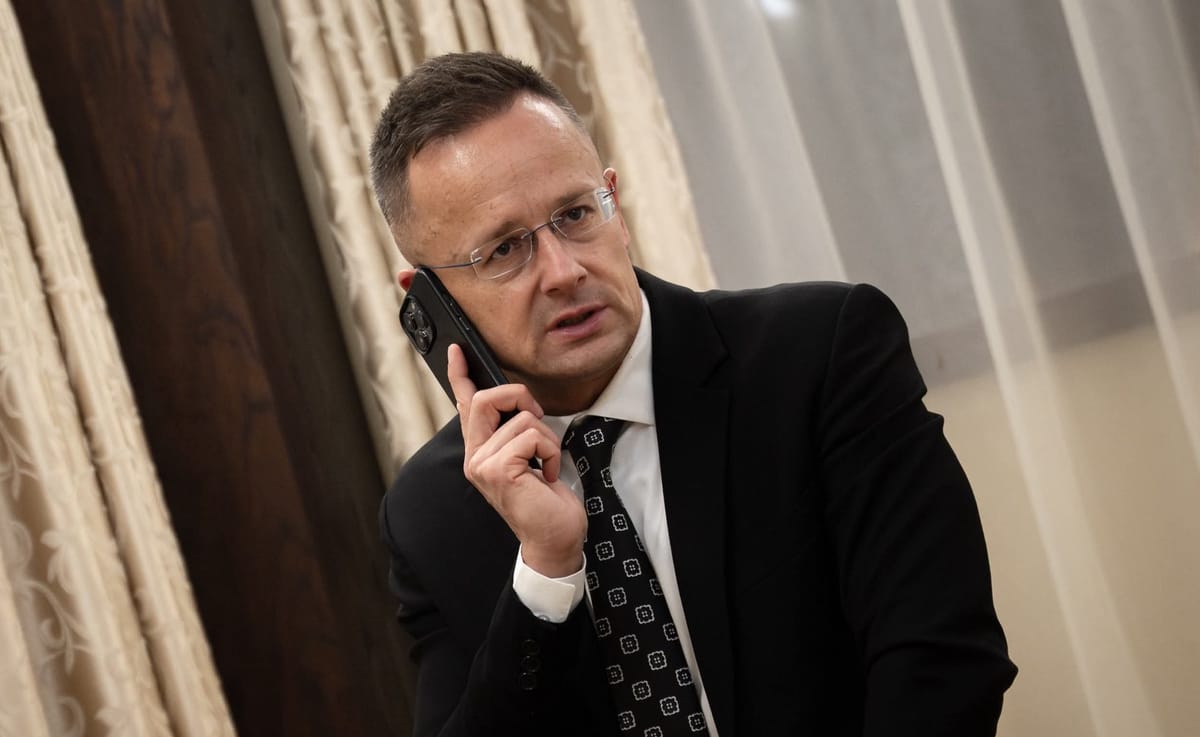El ministro de Asuntos Exteriores húngaro, Péter Szijjarto. Foto: @FM_Szijjarto (X)