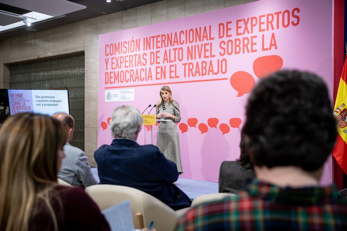 Imagen de archivo de la ministra de Trabajo Yolanda Díaz. Foto: @empleogob (X)