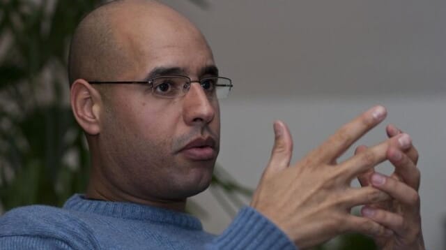 Saif al-Islam Gaddafi, hijo del ex líder libio Muammar Gaddafi. Foto: N/D