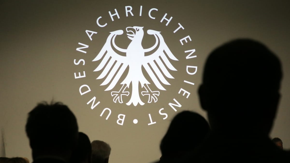 Imagen de archivo del logo del BND, los servicios de inteligencia alemanes. Foto: tagesschau.de