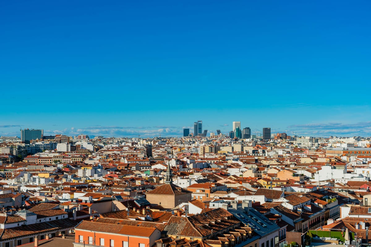 Vista panorámica de Madrid. Foto de Joshua Aguilar en Unsplash