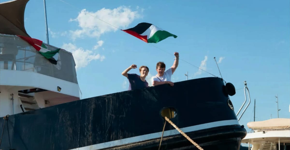 Imagen de archivo de activistas de la Global Sumud Flotilla. Foto: Global Sumud Flotilla
