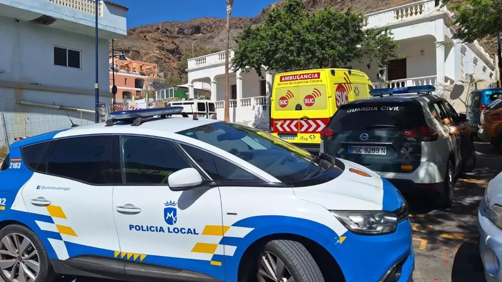 Imagen de archivo de un coche de la Policía Local de Mogán. Foto: GOBIERNO DE CANARIAS
