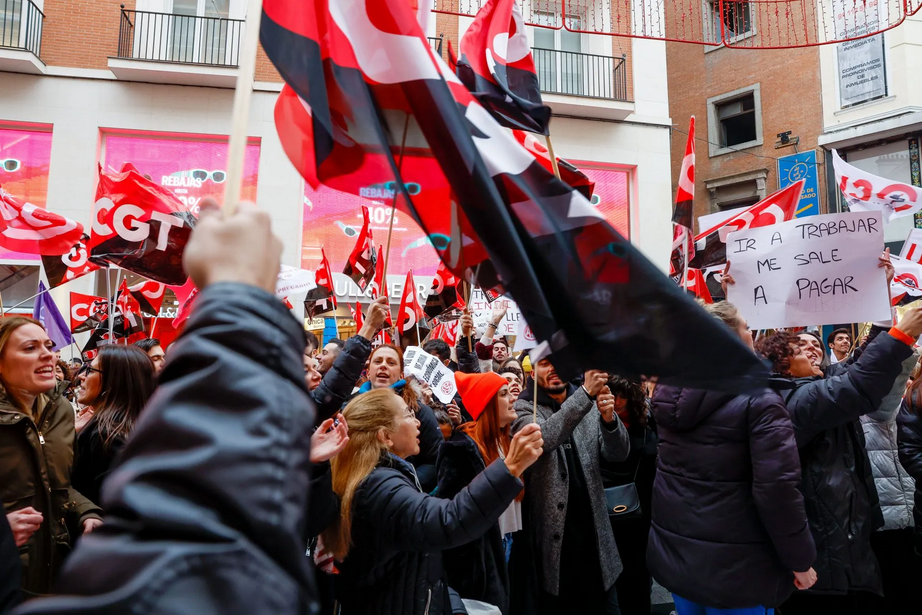 Imagen de archivo de una protesta sindical de la CGT. Foto: vía sindicalismo.org