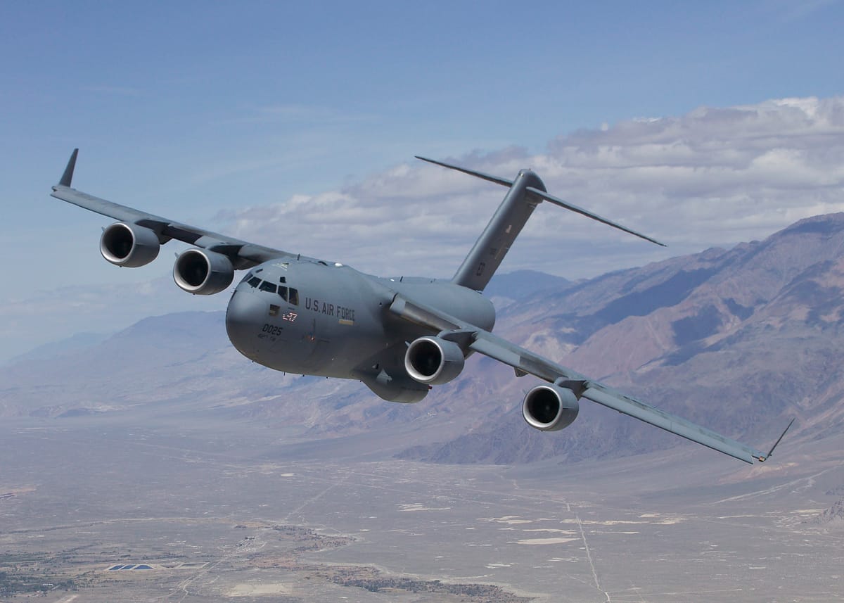 Imagen de archivo del avión de transporte militar C-17A Globemaster. Foto: IIInationalmuseum.af.milnationalmuseum.af.mil