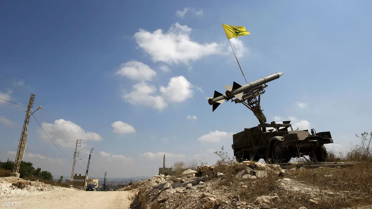 Imagen de archivo de una lanzadera de misiles móvil de Hezbollah en Líbano. Foto: skynewsarabia.com
