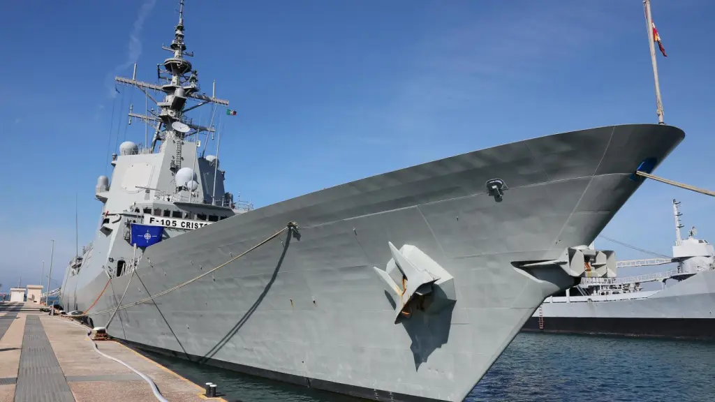 Fragata 'Cristóbal Colón' de la Armada. Foto: Ministerio de Defensa
