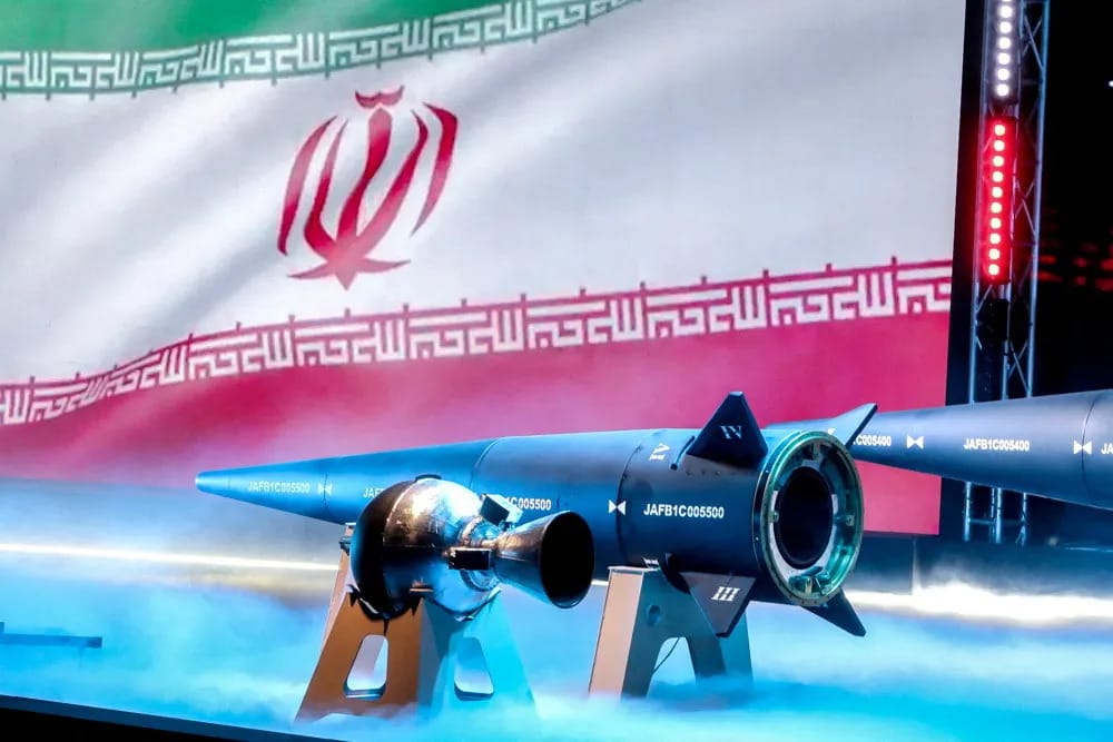 Imagen de archivo de misiles hipersónicos iraníes. Foto: IRGC/WANA