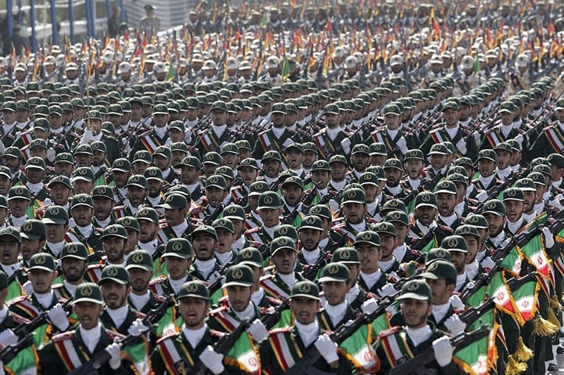 Imagen de archivo de tropas de la Guardia Revolucionaria iraní. Foto: AP Photo