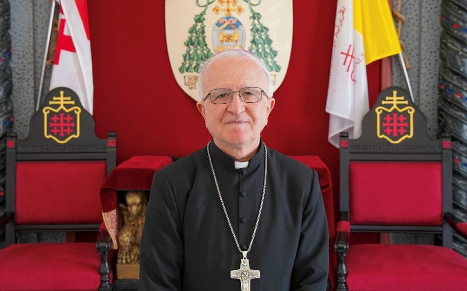 Imagen de archivo de William Shomali, obispo auxiliar de Jerusalén.