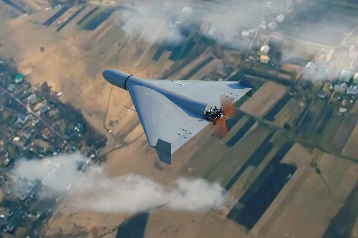 Ilustración de un drone Shahed iraní. Foto: Photo illustrative/Depositphotos