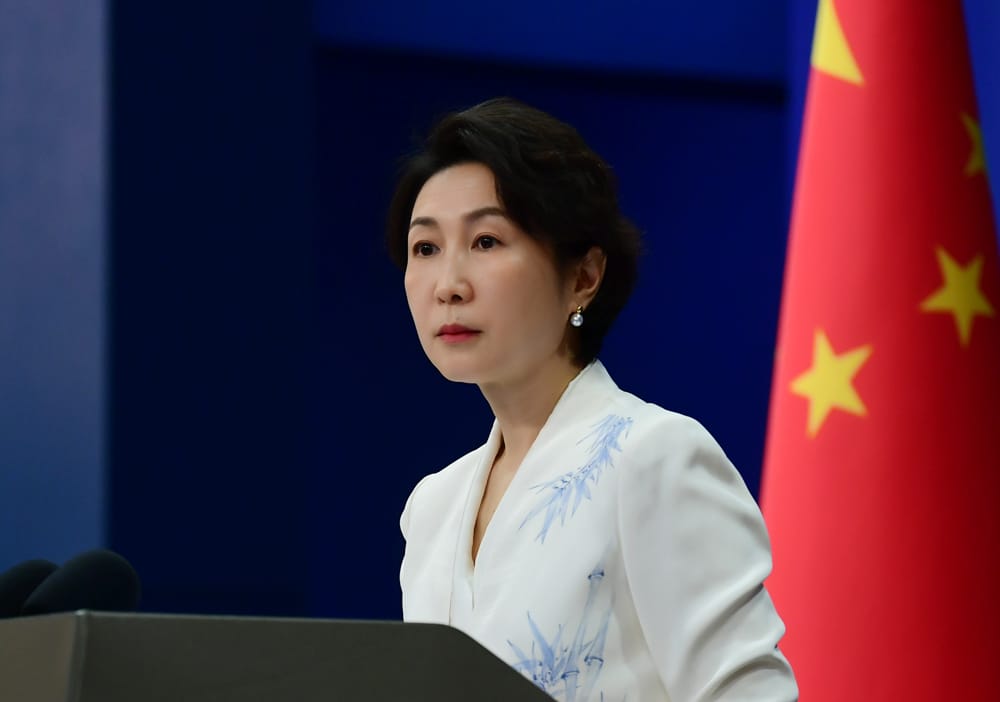 La portavoz del Ministerio de Relaciones Exteriores de China, Mao Ning. Foto: vía Mao Ning (X)