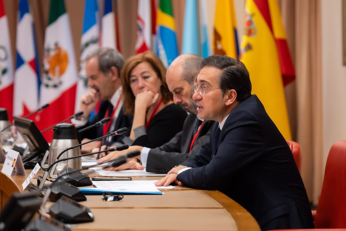 Imagen de archivo de José Manuel Albares, ministro de Exteriores del Gobierno español. Foto: vía @jmalbares (X)