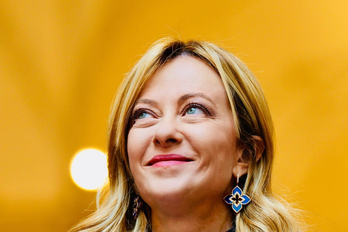 Imagen de archivo de la primera ministra italiana Giorgia Meloni. Foto: @GiorgiaMeloni (X)