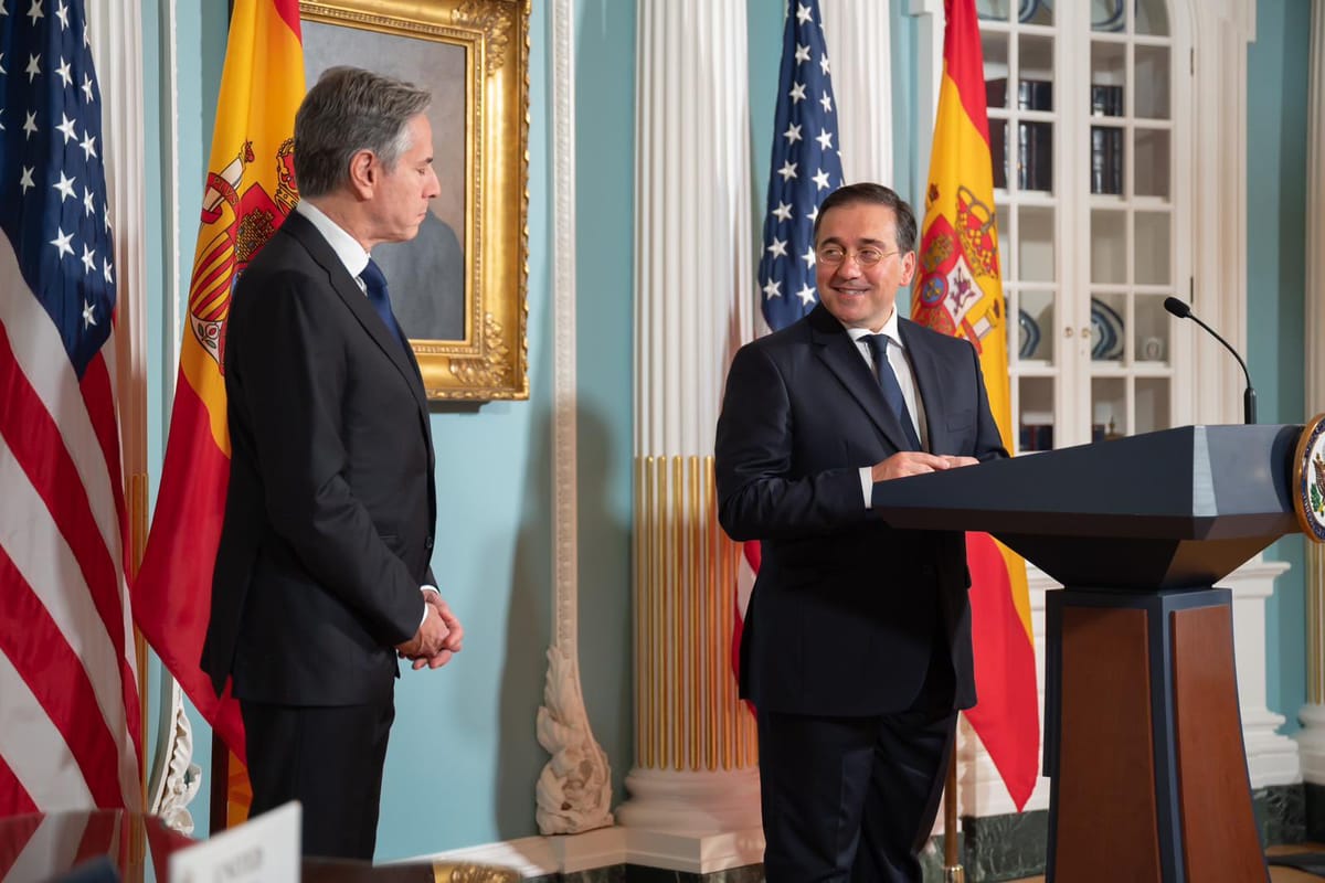 Imagen de archivo del ministro de Exteriores español, José Manuel Albares, en Washington. Foto: @jmalbares (X)
