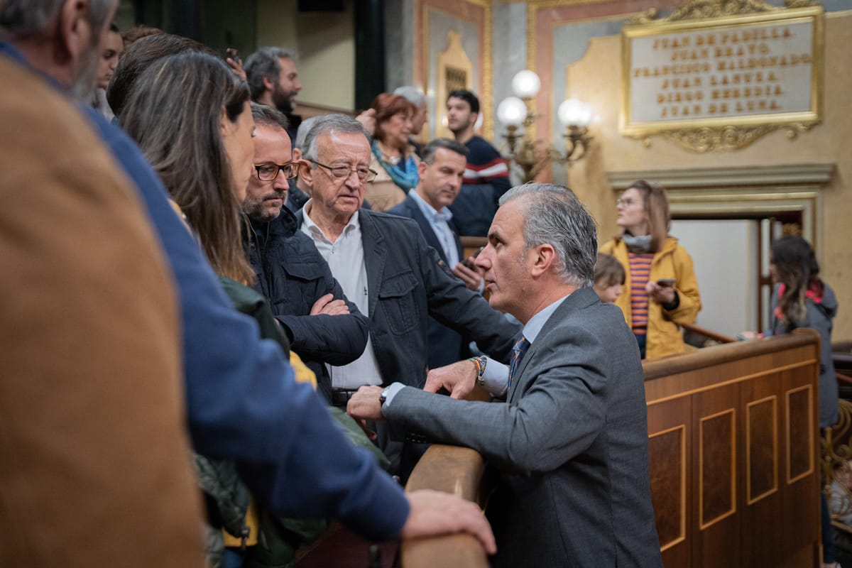 Imagen de archivo de Javier Ortega Smith en el Congreso. Foto: @Ortega_Smith (X)