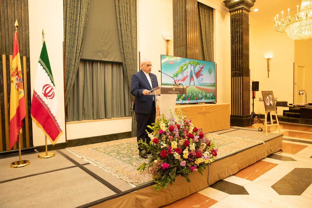 Imagen de archivo del embajador iraní en el Estado español. Foto: @IraninSpain (X)