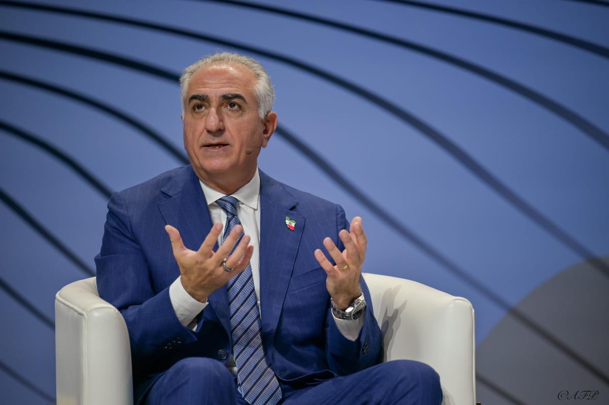 Reza Pahlavi, hijo del último Sha de Persia. Foto: @PahlaviReza (X)
