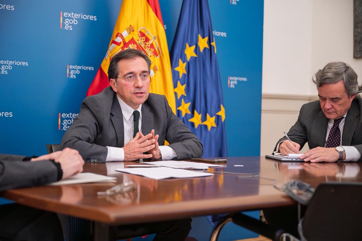 Imagen de archivo del ministro de Exteriores español, José Manuel Albares. Foto: @jmalbares (X)