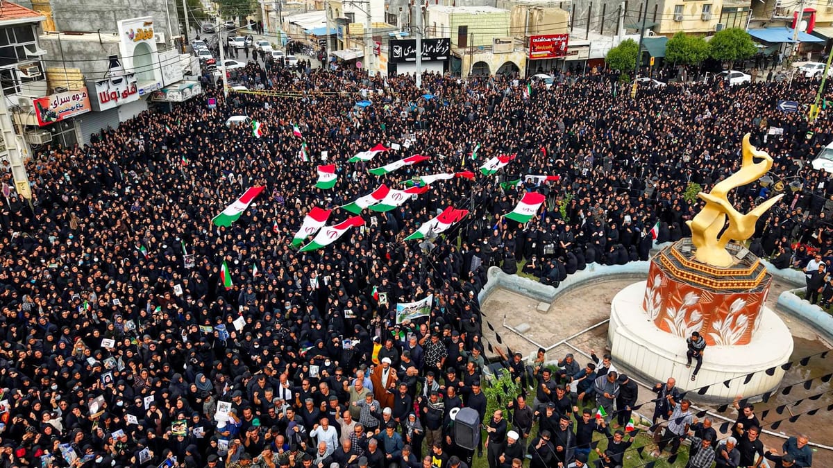 Manifestaciones en Irán contra los ataques de EE.UU. e Israel y en honor a los muertos. Foto: Al Jazeera