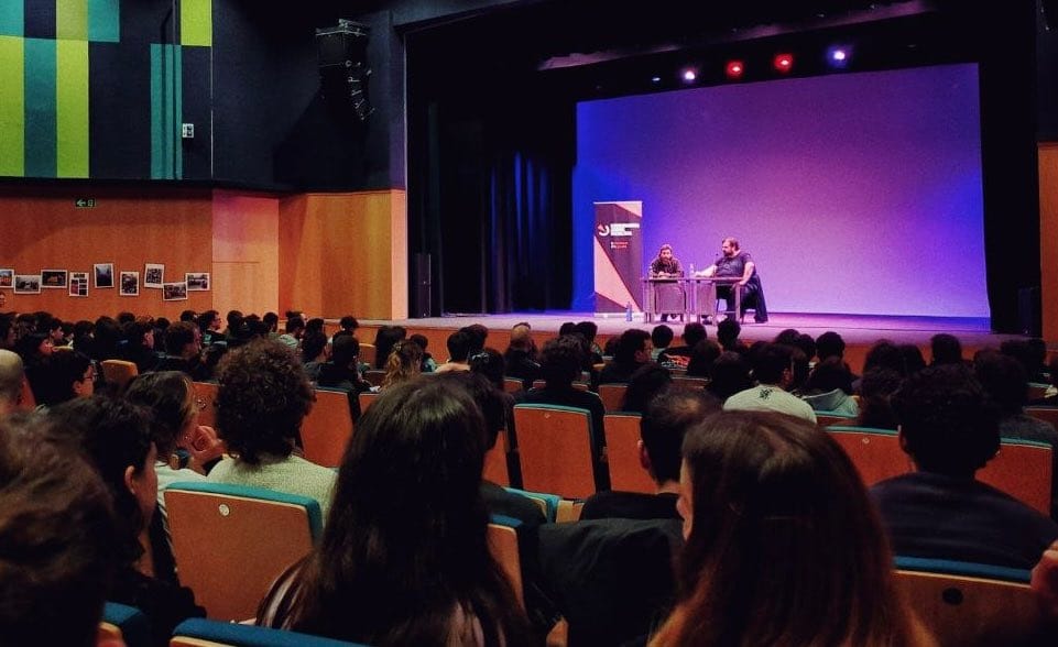 Conversatorio con Óscar Reina (SAT). Foto: CJS Sevilla