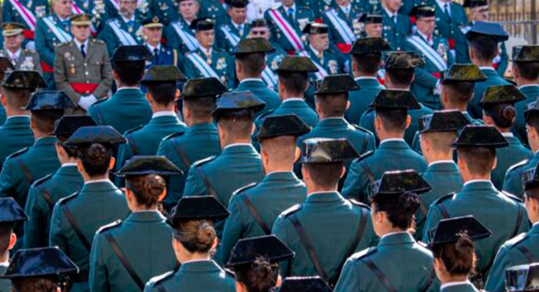Imagen de archivo de agentes de la Guardia Civil. Foto: @FormacionNinja (X)