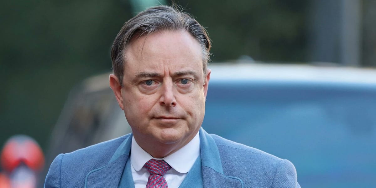 Imagen de archivo del primer ministro belga, Bart De Wever. Foto: @clashreport (X)