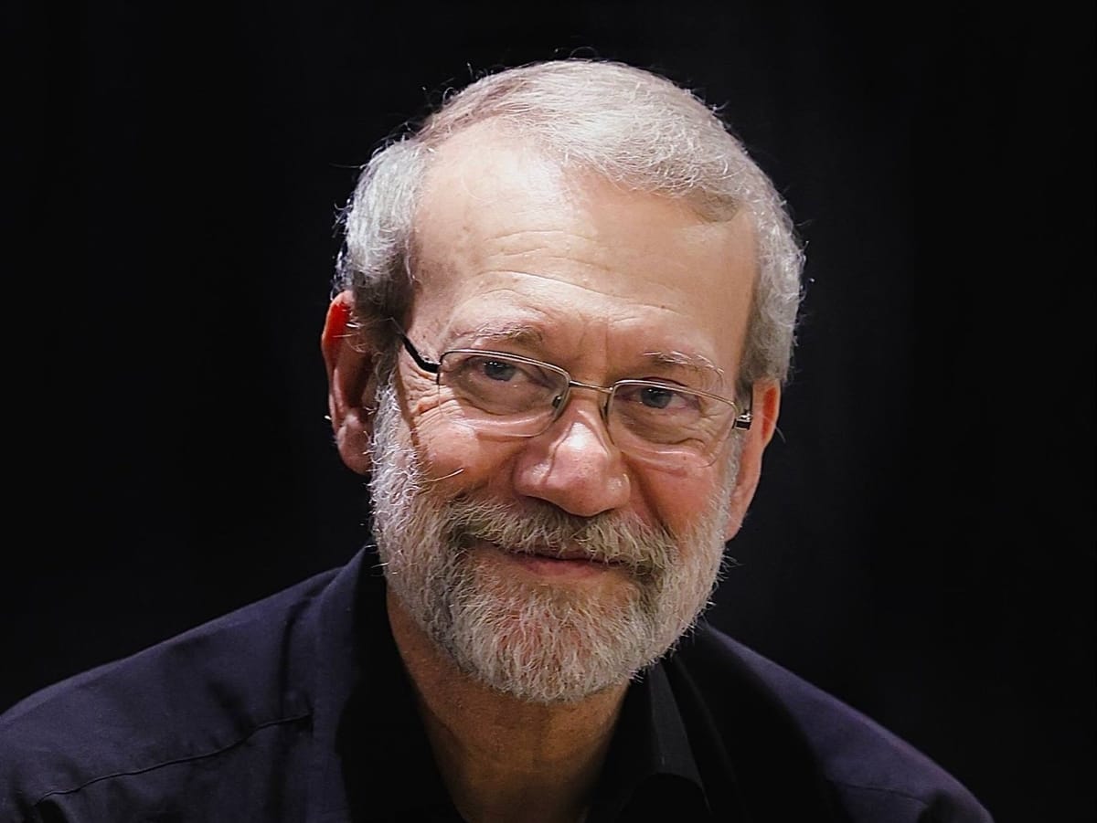 Imagen de archivo de Ali Larijani, jefe de Seguridad de la República Islámica de Irán. Foto: @Ahmed_hassan_za (X)