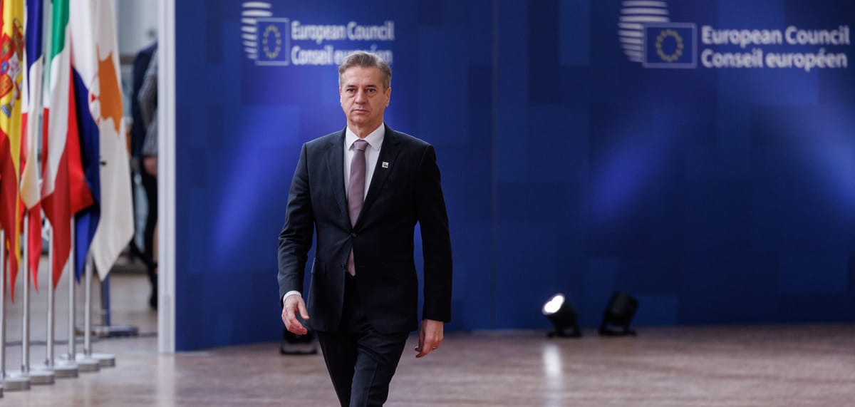 Imagen de archivo de Robert Golob, primer ministro de Eslovenia. Foto: vía @clashreport (X)