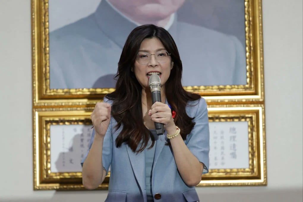 Cheng Li-wun, presidenta del principal partido opositor taiwanés. Foto: @TaiwanMonitor (X)