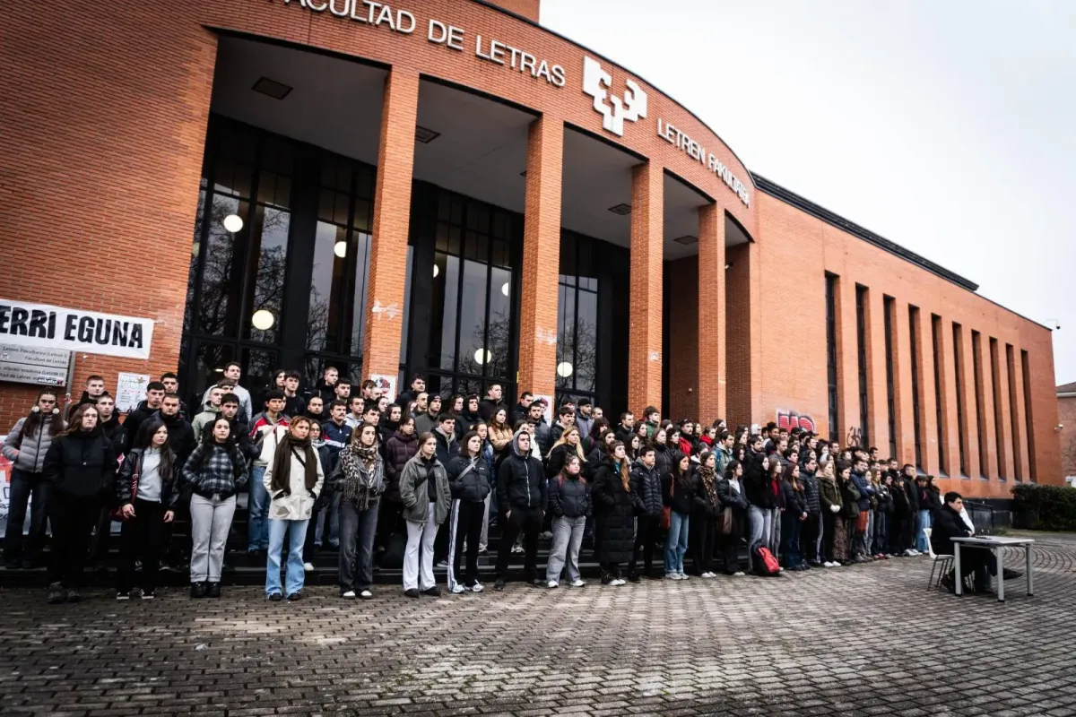 Estudiantes de la UPV/EHU denuncian una campaña de criminalización contra el movimiento estudiantil