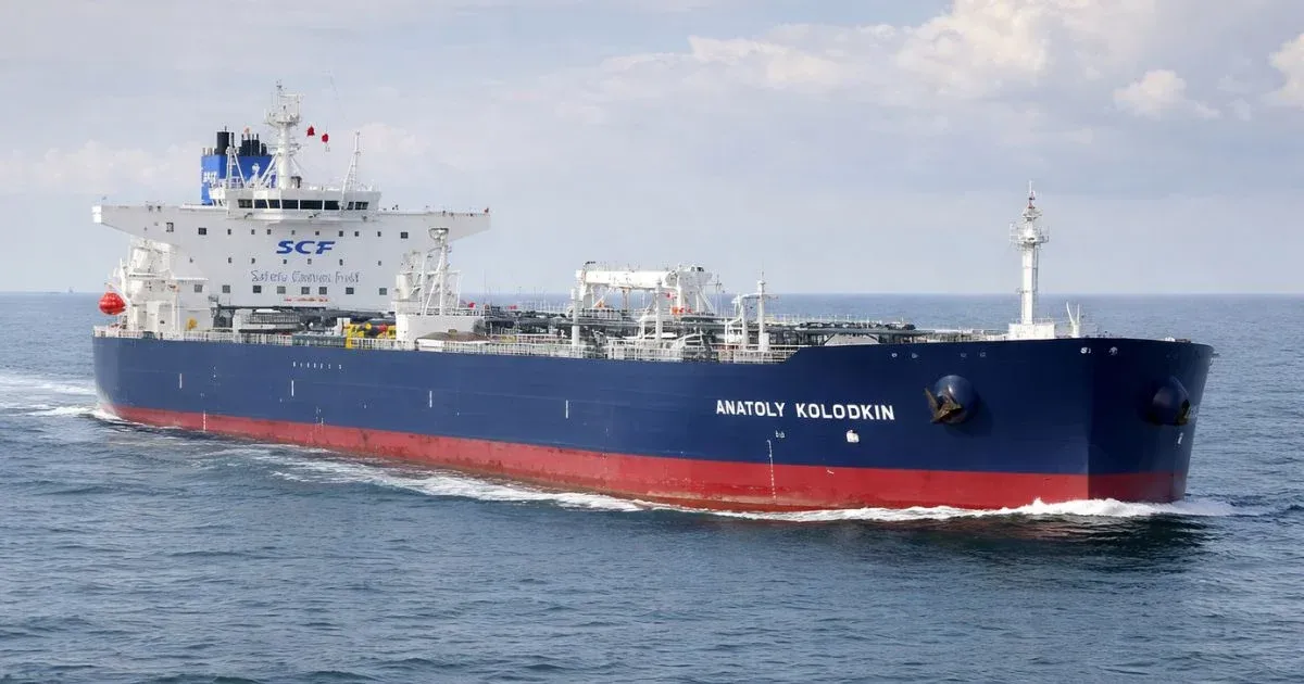 Imagen de archivo del buque petrolero Anatoly Kolodkin. Foto: EFE