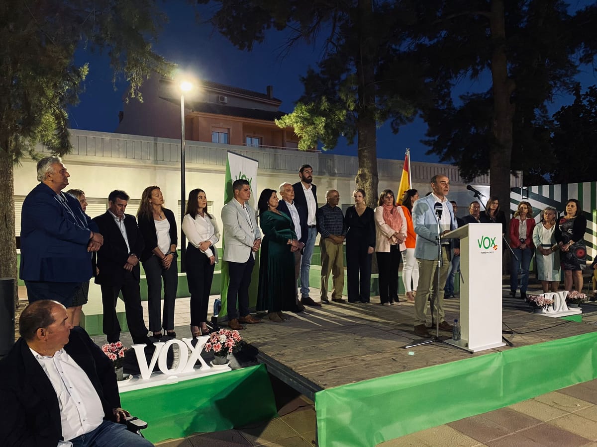 El portavoz de Vox en el Ayuntamiento de Torre Pacheco, José Francisco Garre. Foto: Vox
