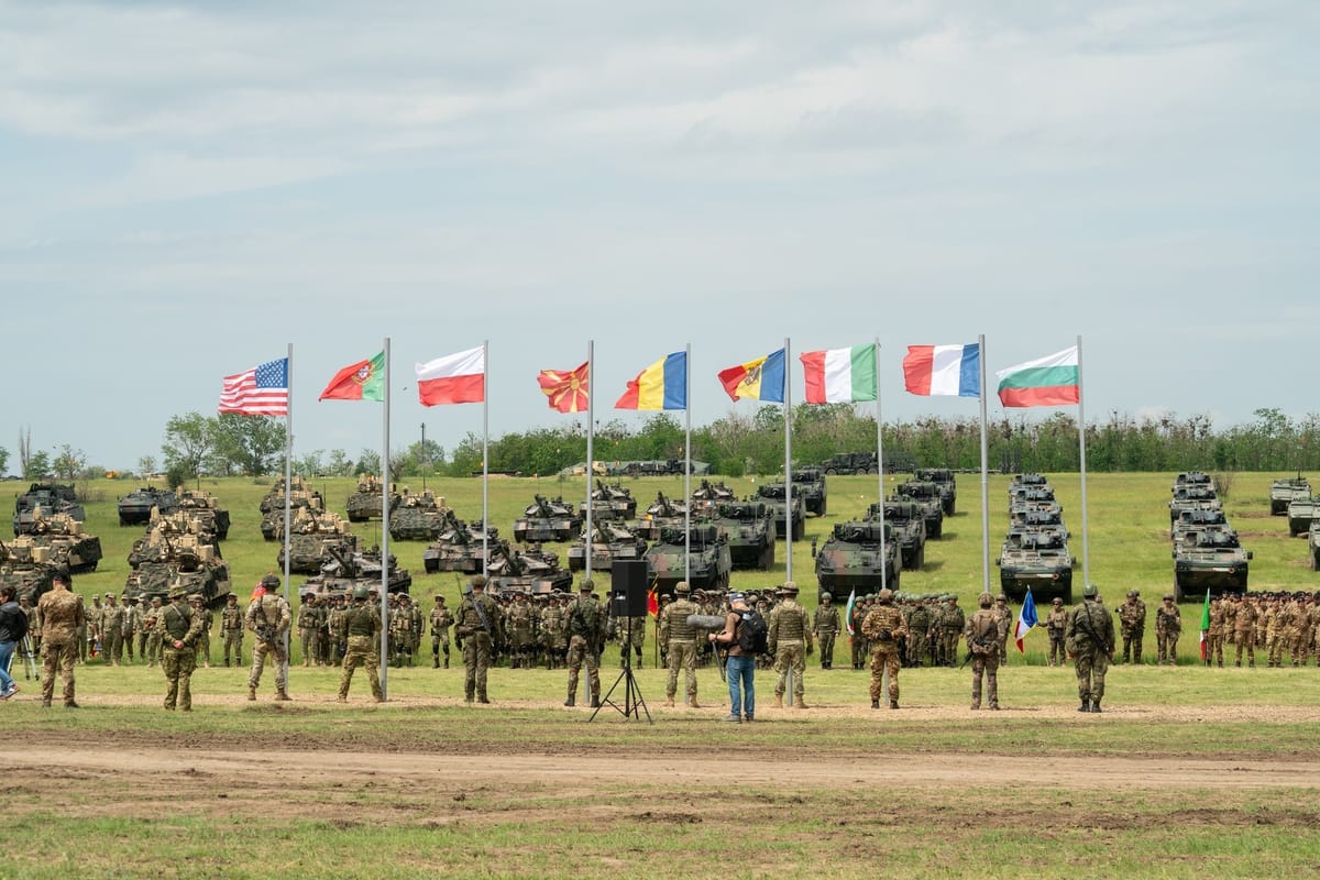 Ejercicios militares de la OTAN en Rumanía, 2023. Foto: army.mil