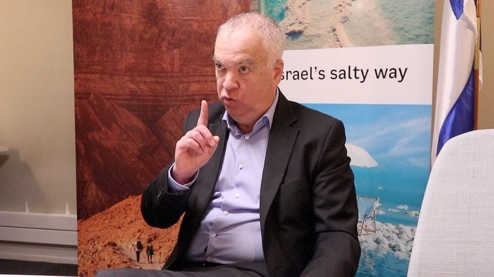 Avi Nir-Feldklein, embajador de Israel ante la Unión Europea. Foto: abcnyheter.no