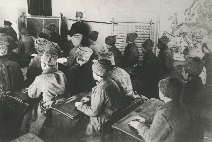 La erradicación del analfabetismo en la URSS
