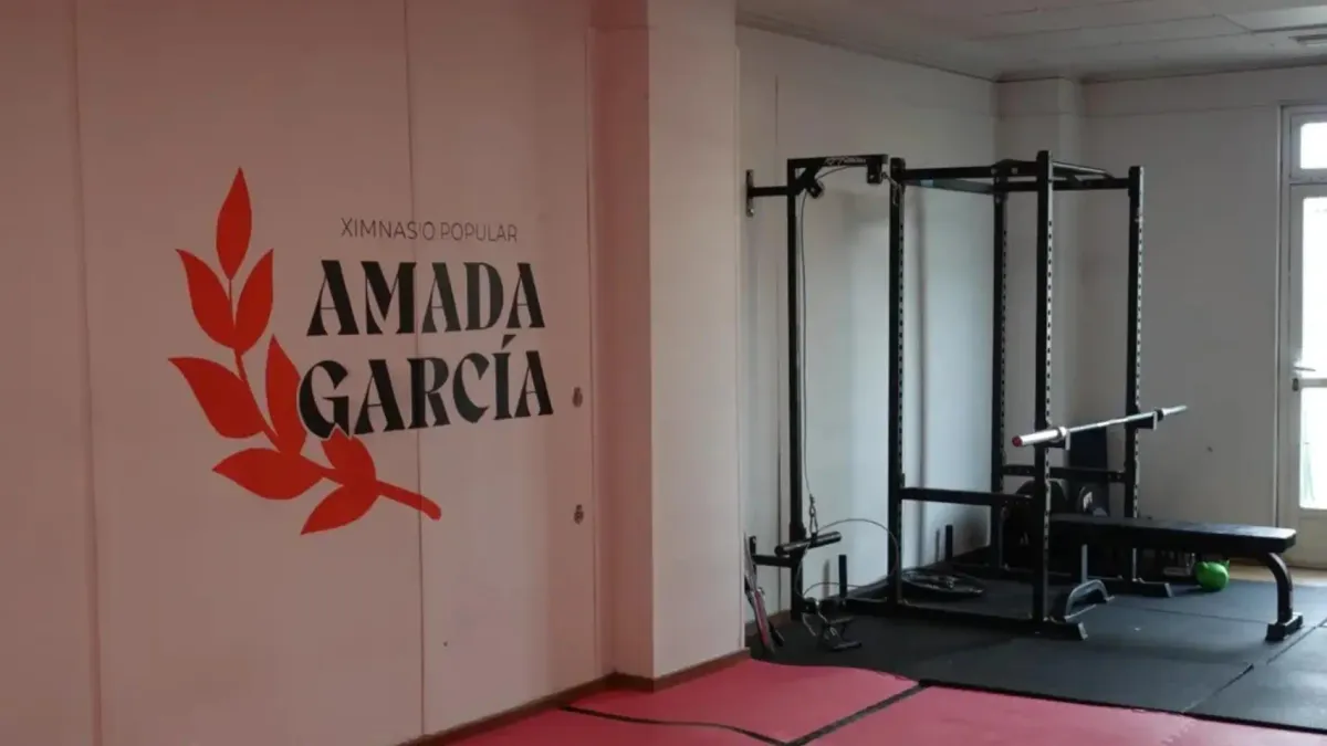 El Ximnasio Popular Amada García de Santiago de Compostela. Foto: @xp.amadagarcia