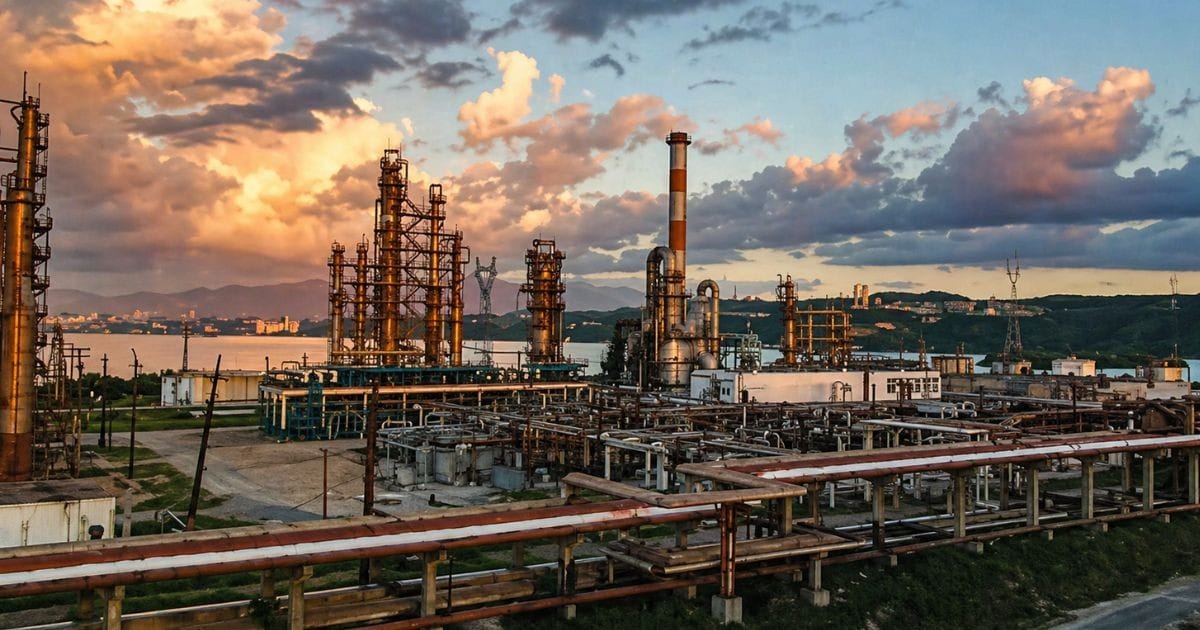 Refinería Hermanos Díaz en Cuba. Foto: Periódico Granma