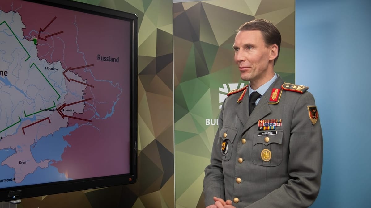 El Inspector del Ejército alemán, Dr. Christian Freuding. Foto: Bundeswehr