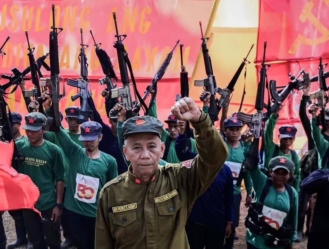 Imagen de archivo del Nuevo Ejército del Pueblo en Filipinas. Foto: EFE