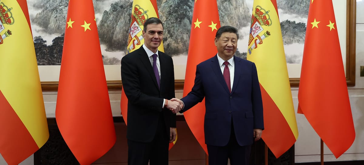 Imagen de archivo de Pedro Sánchez y Xi Jinping. Foto: Pedro Sánchez (X)