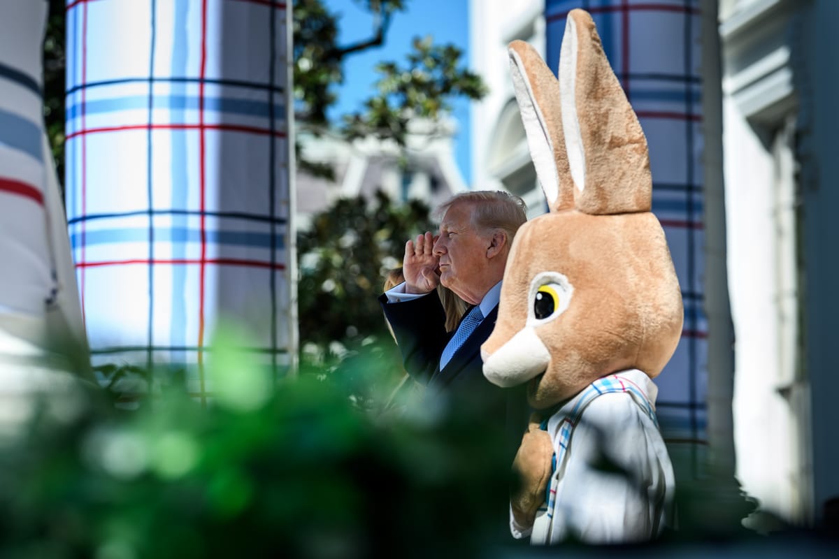 Imagen de archivo de Donald Trump en la Casa Blanca durante la celebración de Pascua. Foto: The White House