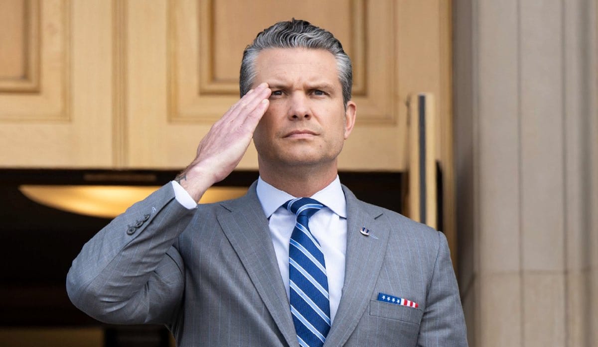 Imagen de archivo de Pete Hegseth, secretario de Guerra de EEUU. Foto: @DeptofWar (X)