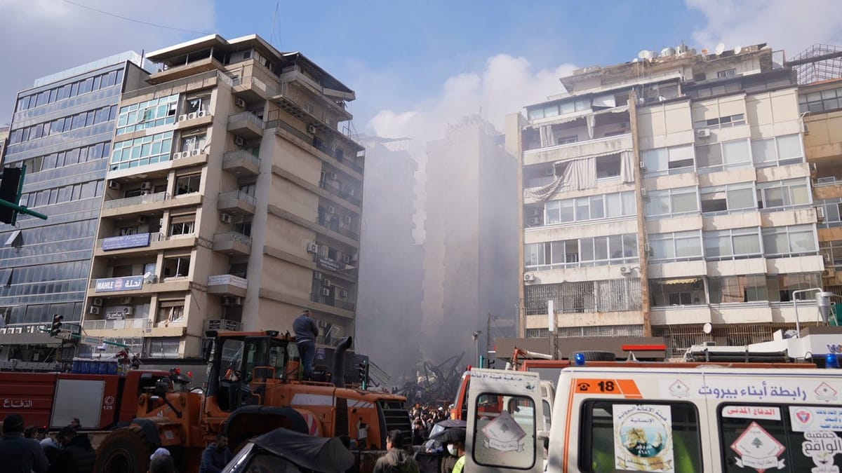 Destrucción tras un bombardeo israelí en Líbano. Foto: @UN (X)