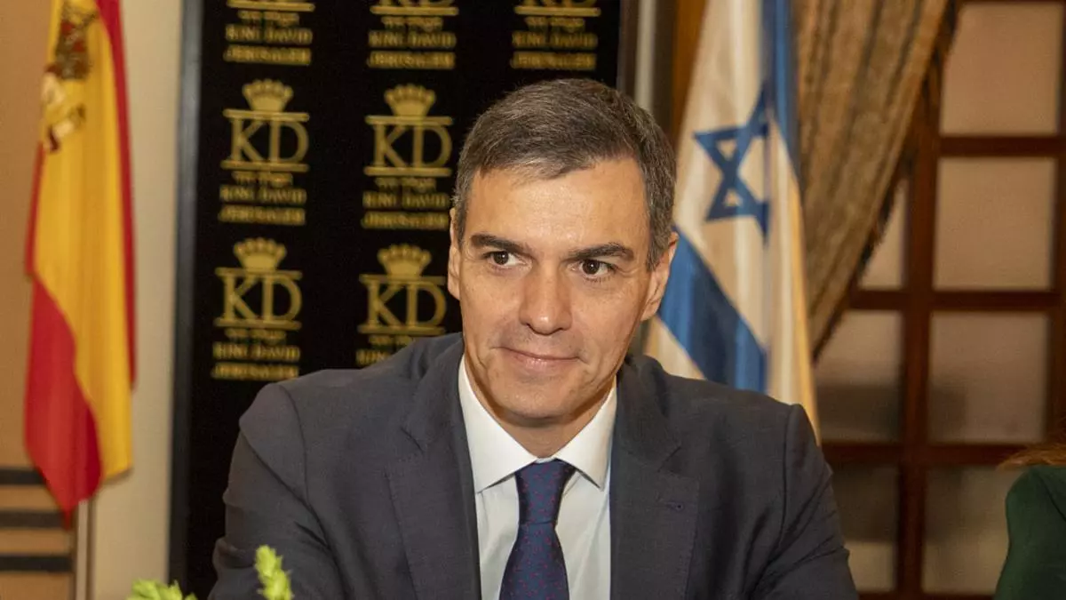 Imagen de archivo de Pedro Sánchez en Jerusalén. Foto: EFE